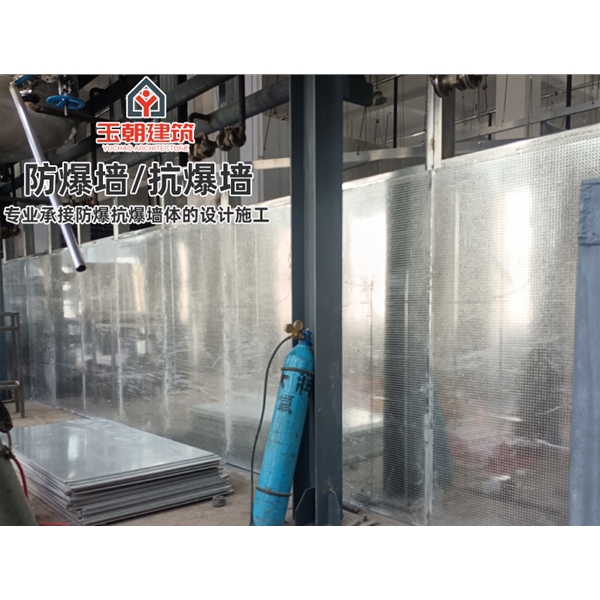 奎文纤维复合钢板抗爆墙定制 轻质防爆墙施工安装一条龙服务